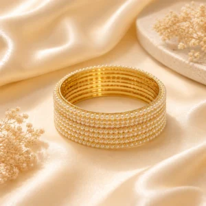 Pearl Single Line (Mini Pearls) (Golden) (2)