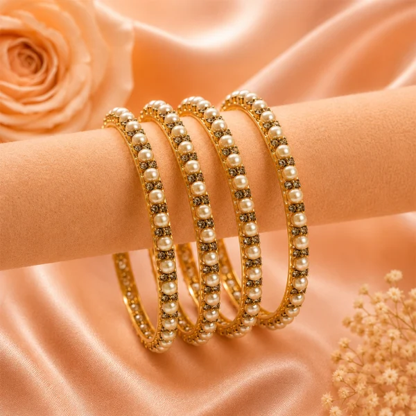 Pearl Stone Bangle