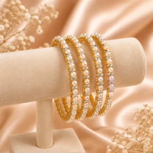Pearl Stone Bangle