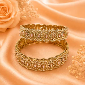 Pearl Stone Broad Kada (2)