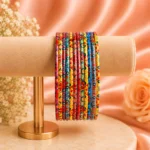 Printed Metal Bangle - Pastel-Multi