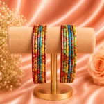 Printed Metal Bangle - Pastel-Multi