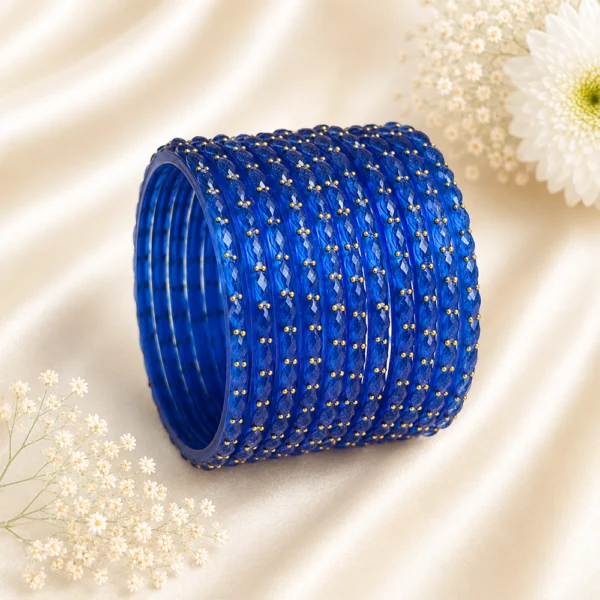 Rain Drop Glass Bangles