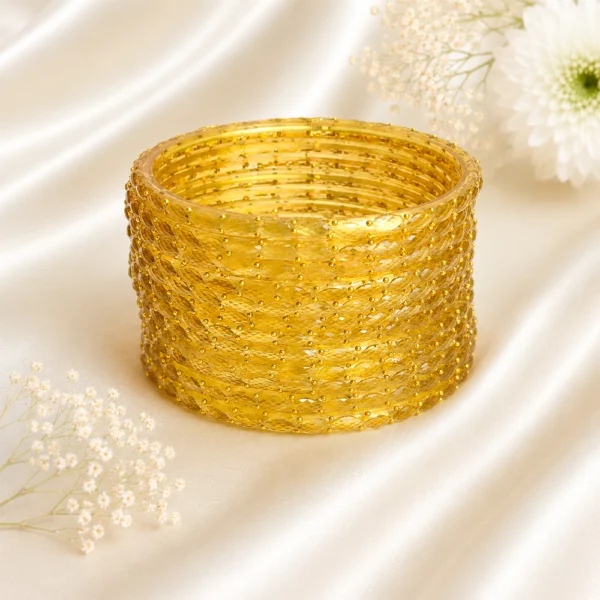 Rain Drop Glass Bangles