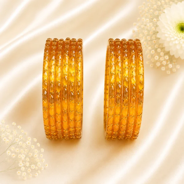 Rain Drop Glass Bangles