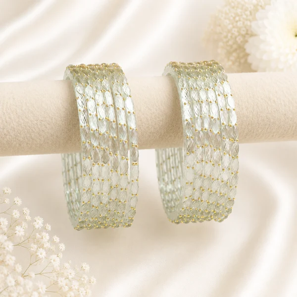 Rain Drop Glass Bangles