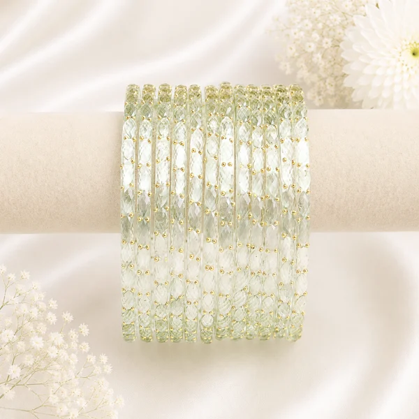 Rain Drop Glass Bangles