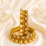 Rajwadi Pacheli Kundan Bangle