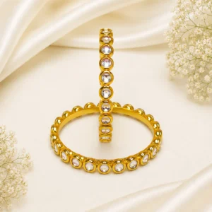 Round-Kundan Single Line Kada