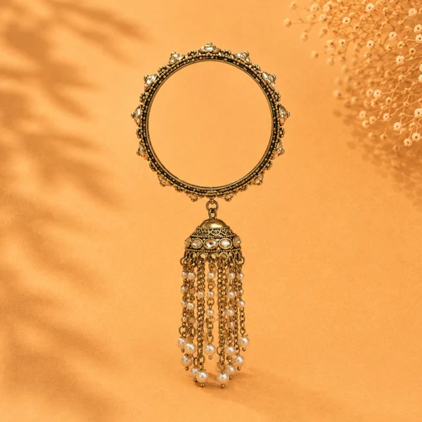 Round Pearl Stone Hanging