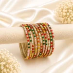 Sleek Fancy Multicolor Lac Bangles (Dark-Multi)