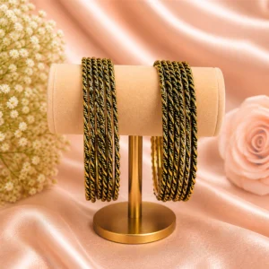 Twisted Design Metal Bangle